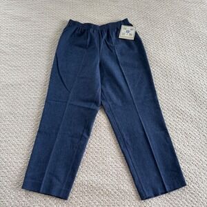 Vintage Women's Koret City Blues Elastic Waist Short Jeans Grandmacore Sz 18 NWT